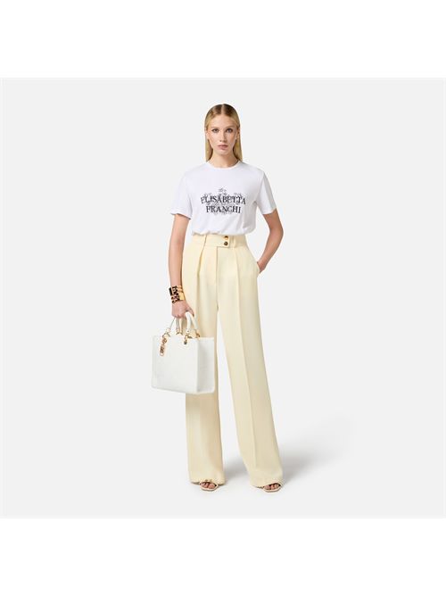 t-shirt woman white ELISABETTA FRANCHI | MA00351E2/270